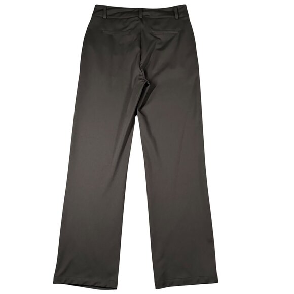 Bamans Womens Small Black Straight Leg Casual Dress Pants Pockets Stretch - Picture 7 of 9